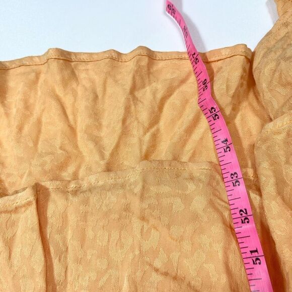 Lovers+Friends Wrap Dress Womens Medium Tangerine Orange Gelina Drop Waist NWT - Picture 10 of 16